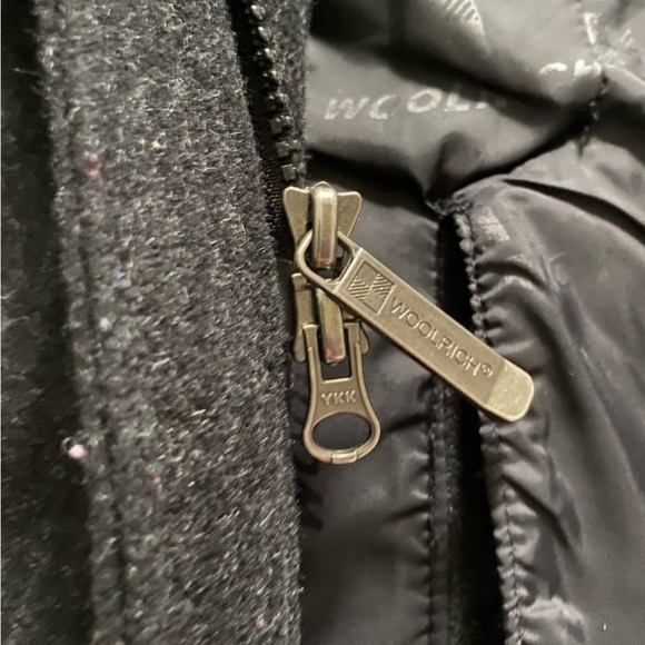 Woolrich Woman’s Grey Wool Blend Duffle Coat 2XL - Picture 9 of 12